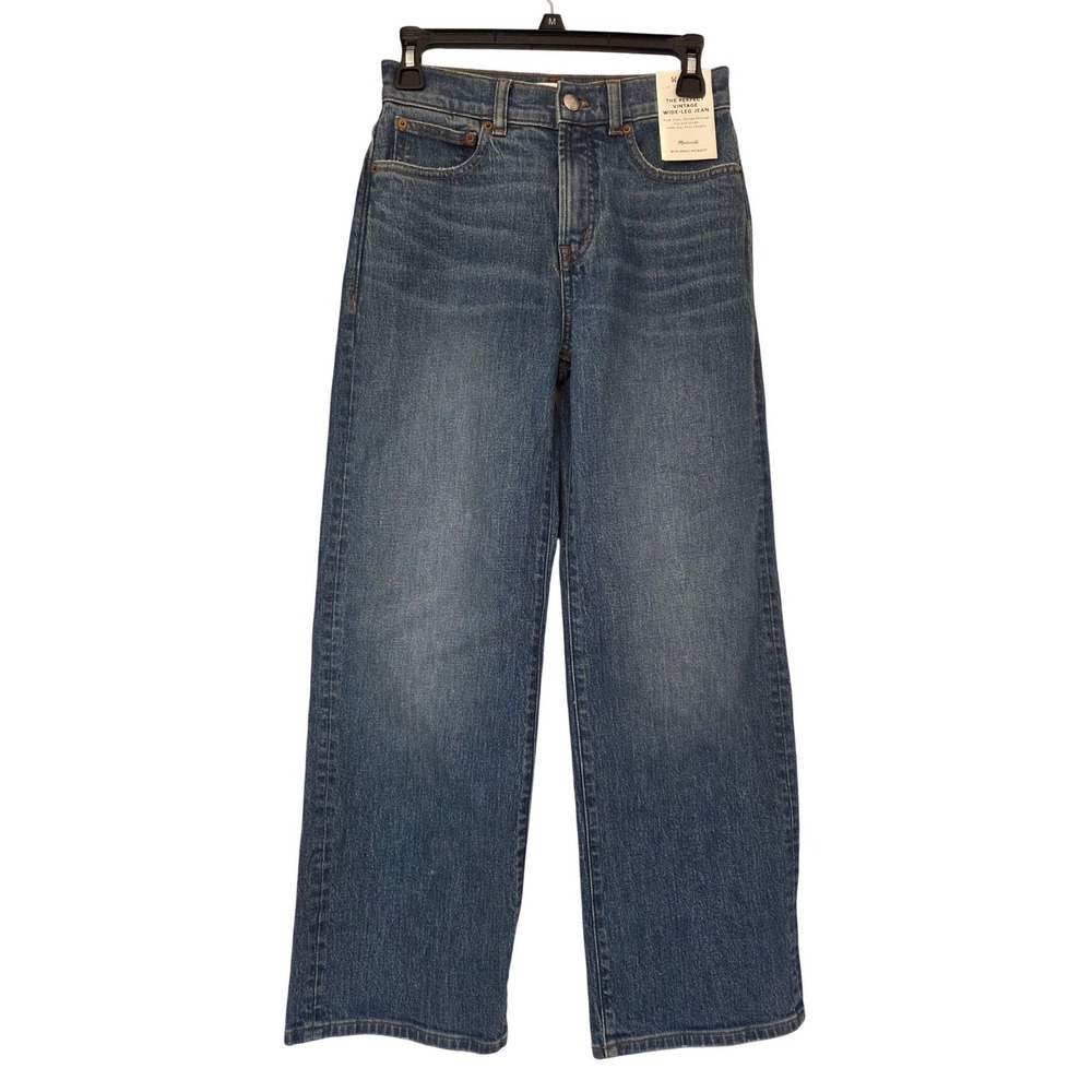 Madewell‎ Perfect Vintage Wide-Leg Jeans Womens 25P Harvey NWT $148 NW697